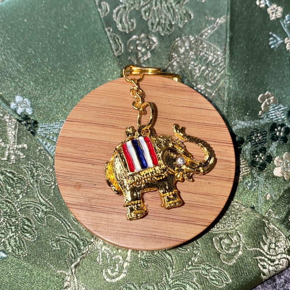 Straight from Thailand Elephant Keychain